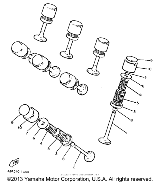XJ600SD Клапана