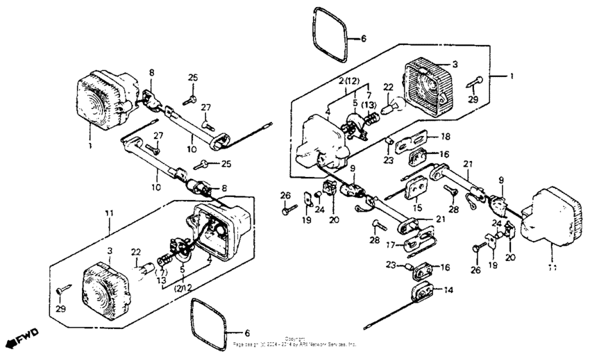 Turn signal 81-85