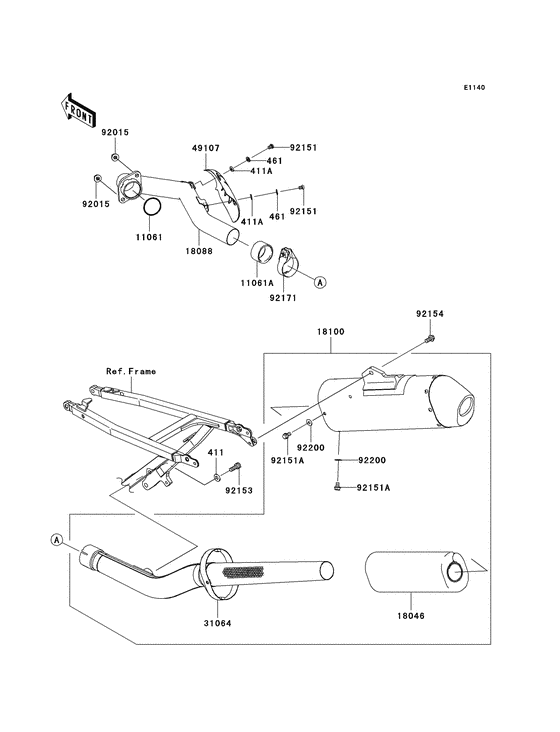 Muffler comp