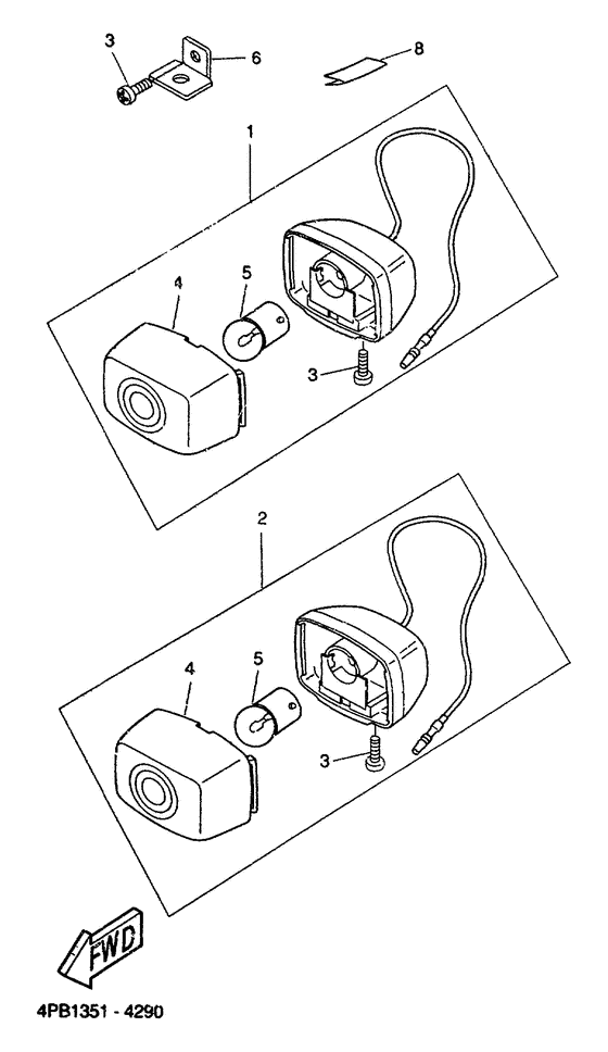 CW50 Поворотники