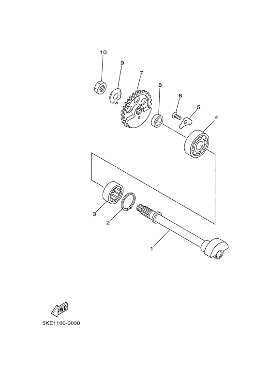 Counter shaft