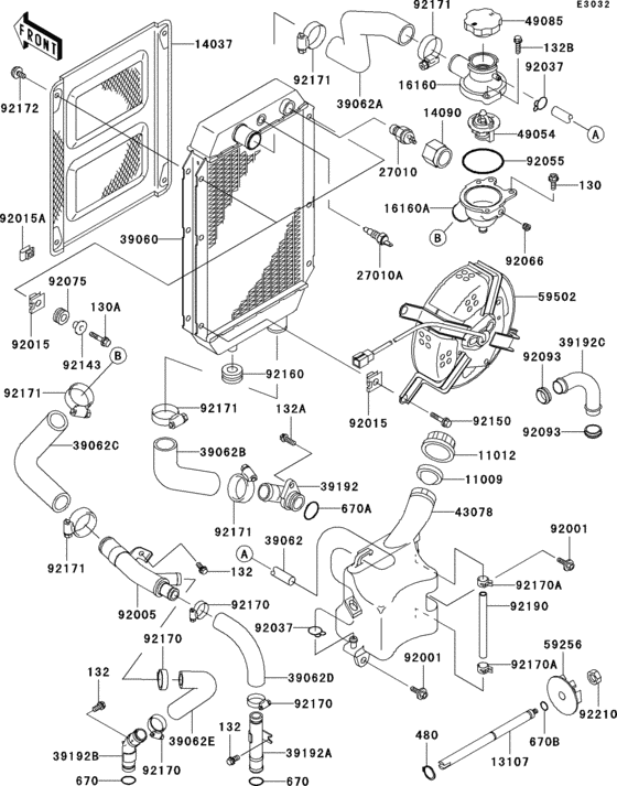 VN800 Radiator(1 / 2)