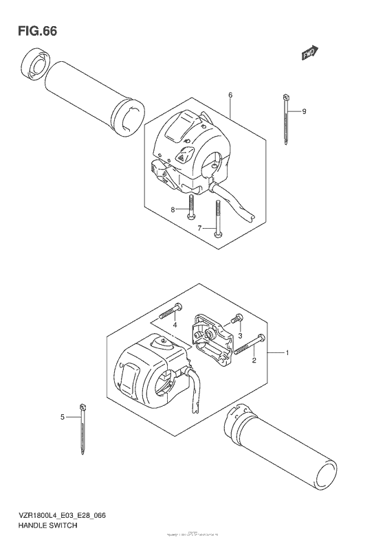 Handle Switch (Vzr1800L4 E03)