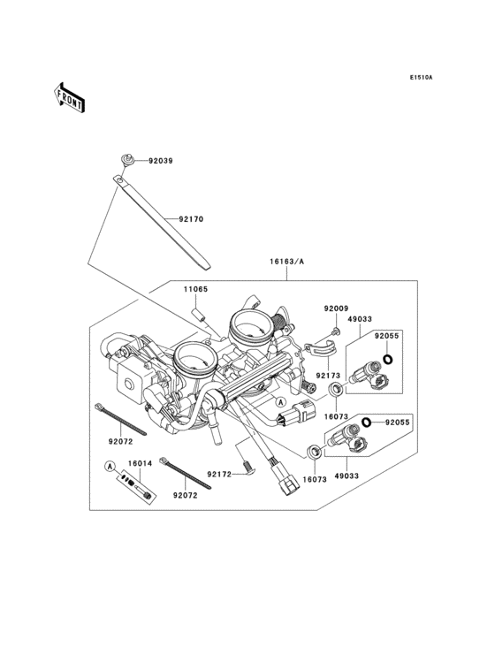 KLE650 Throttle(dcf / dcfw)