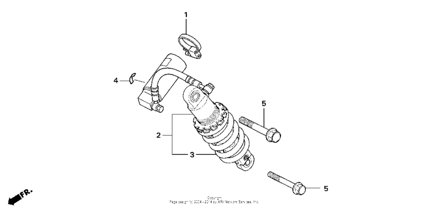 NSF100 Задние амортизаторы