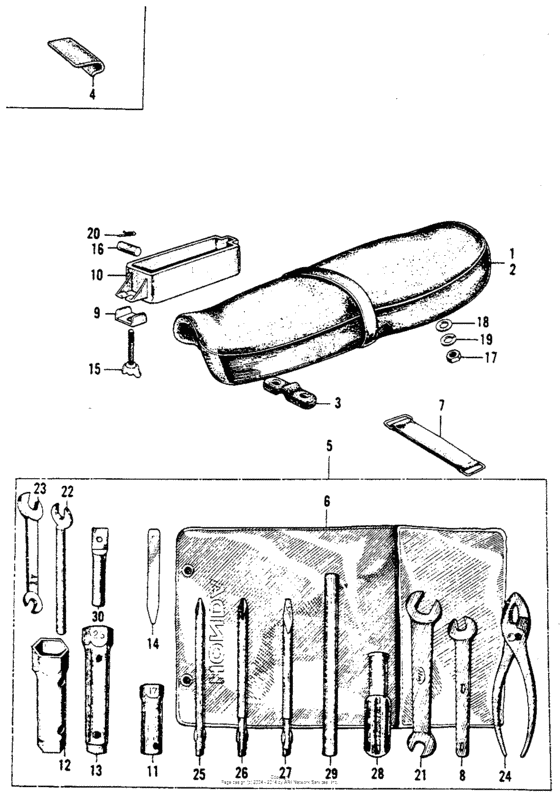 Seat + tool set