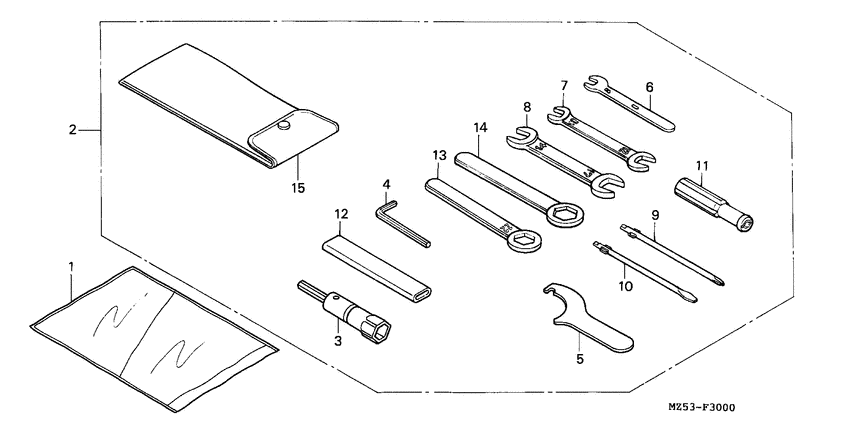 VF750CD Инструмент