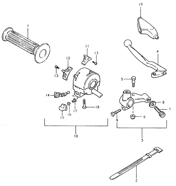 Left handle switch
