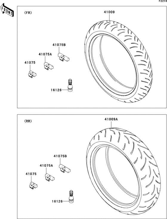 ZX600 Покрышки