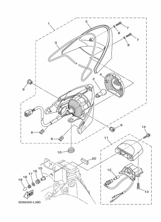 Taillight unit ass`y