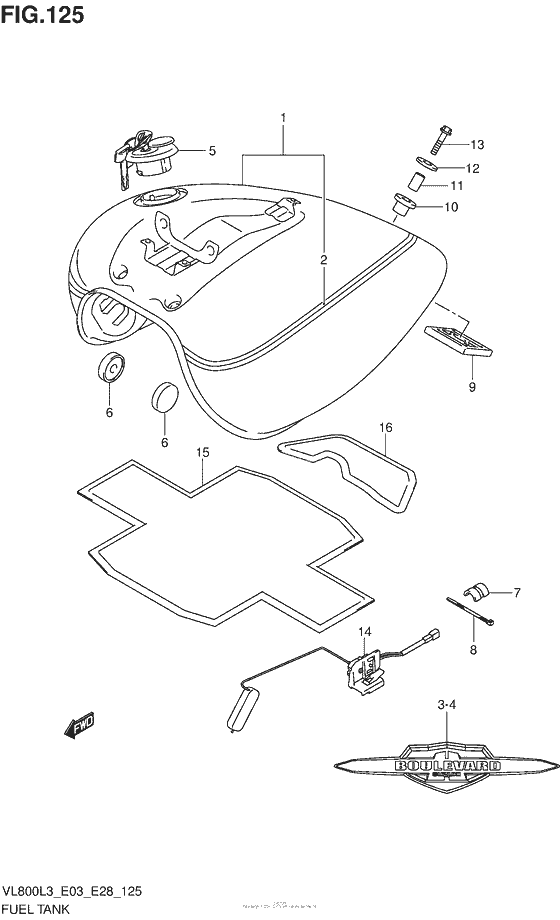 Fuel Tank (Vl800Tl3 E03)