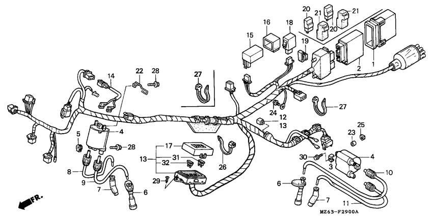 Harness wire