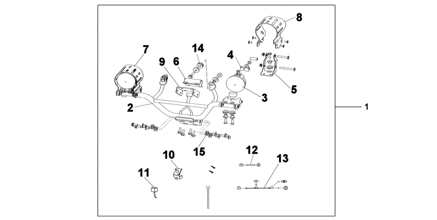 XL700V (ABS) Front fog light
