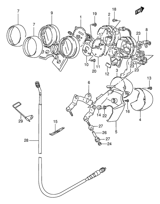 Speedometer  /tachometer