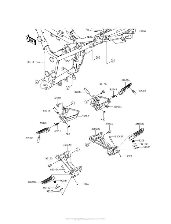 EX300 Подножки