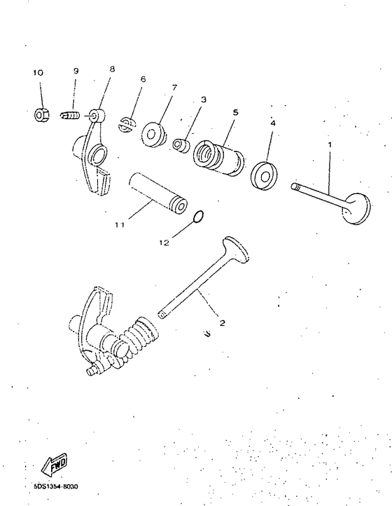 YP125 Клапана