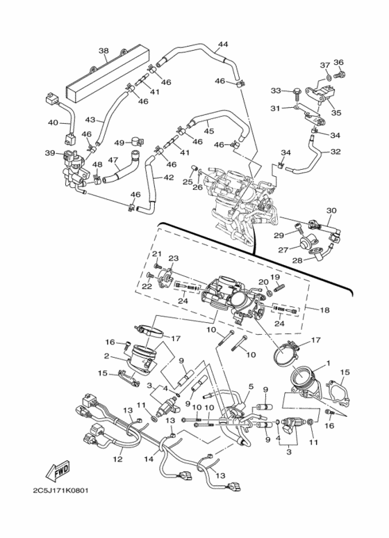 XV1900A Впускная система