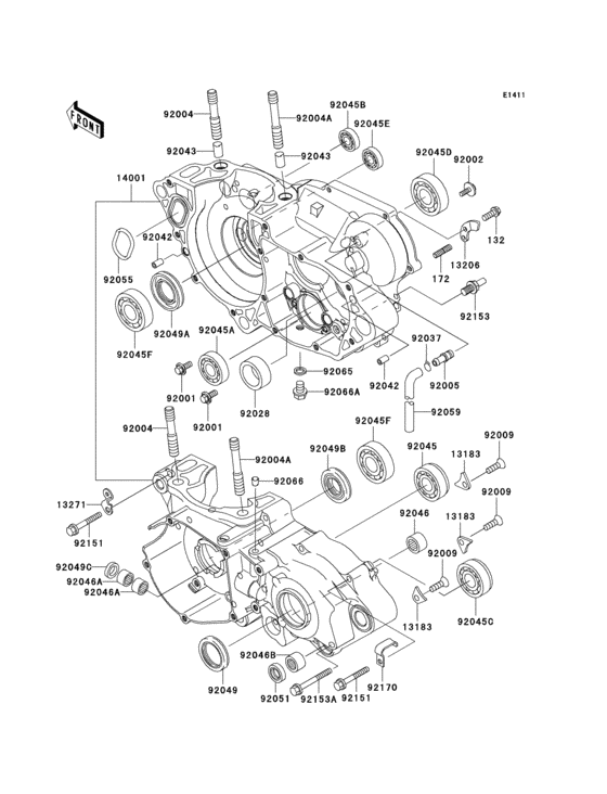 Crankcase(1/2)