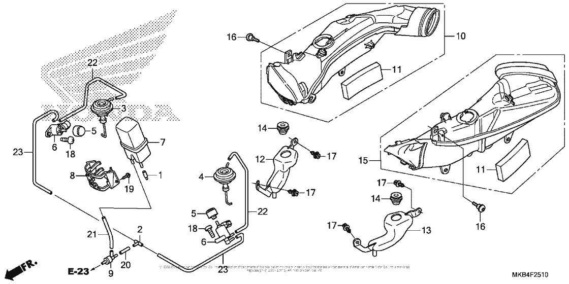 Air Intake Duct + Solenoidvalve