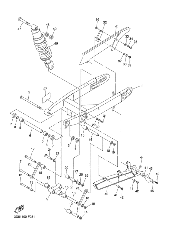 Rear arm & suspension
