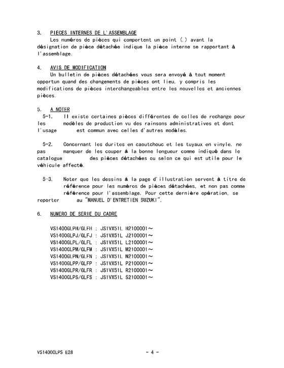 VS1400 Catalog preface