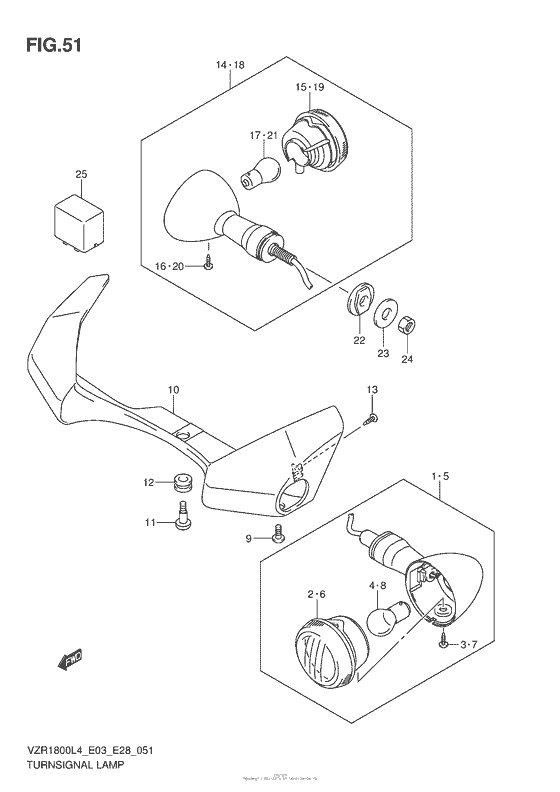 Turnsignal Lamp (Vzr1800Zl4 E03)