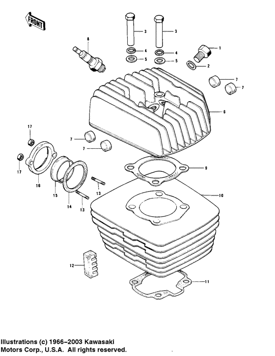 Cylinder/head cylinder