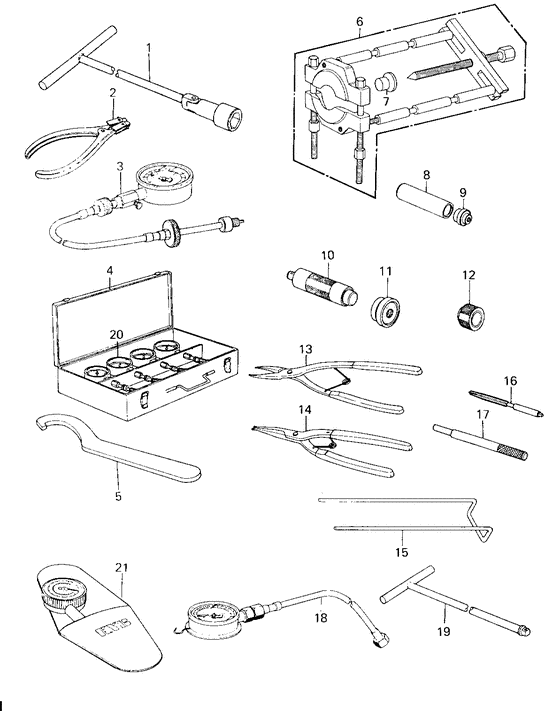 Special service tools "a"