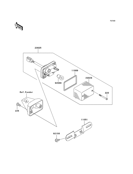 Taillight unit ass`y