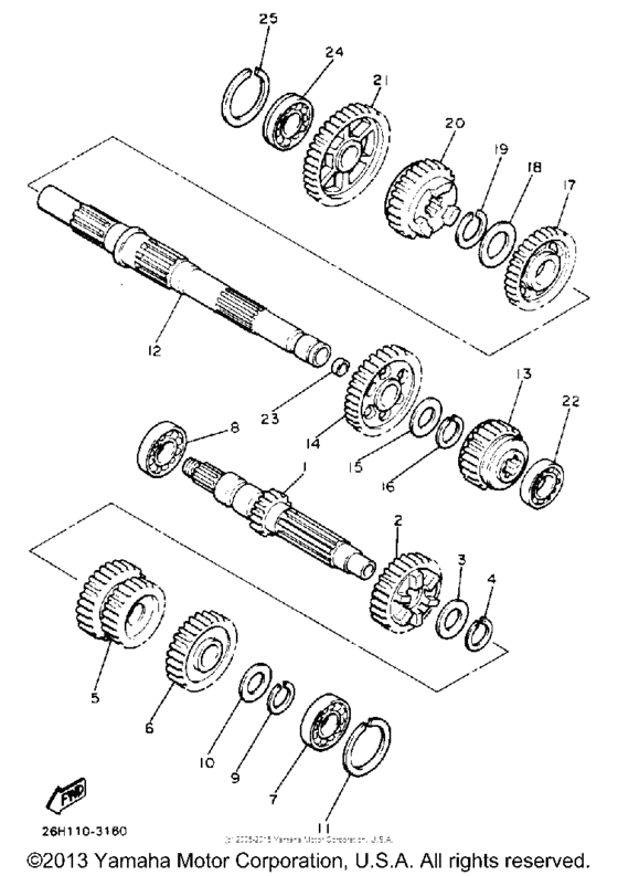 XVZ12DWC Трансмиссия
