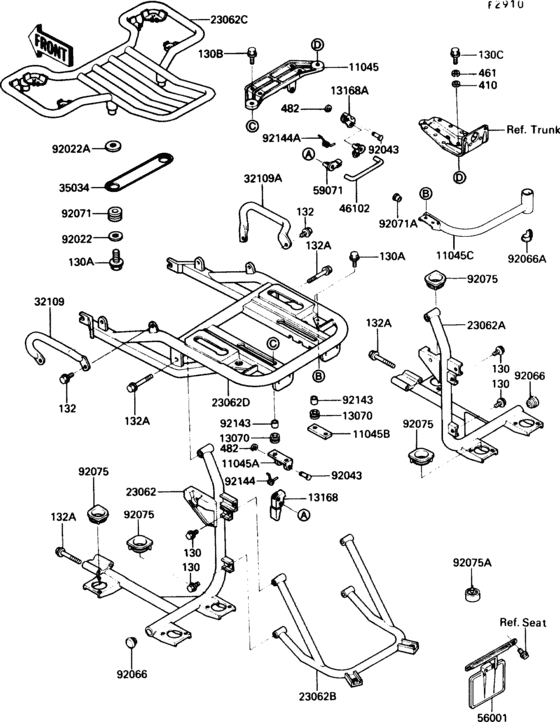 ZG1200 Accessory(trunk bracket)