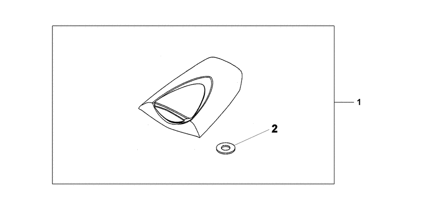CBR600RR (ABS) Seat cowl *nhb01*