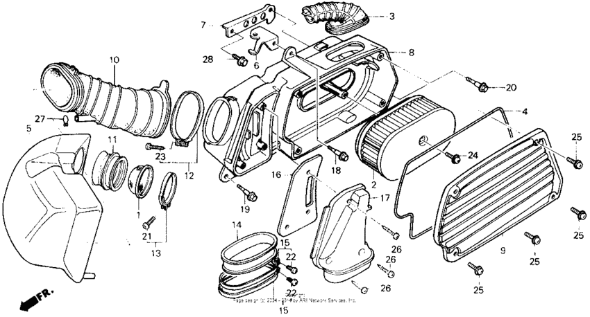 CH250 Воздушный фильтр