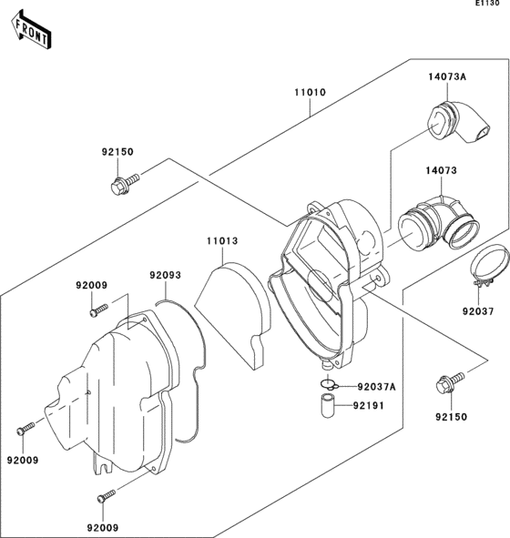  Воздушный фильтр