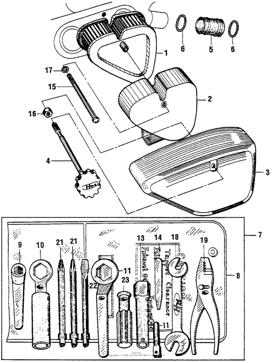 Air cleaner + tools