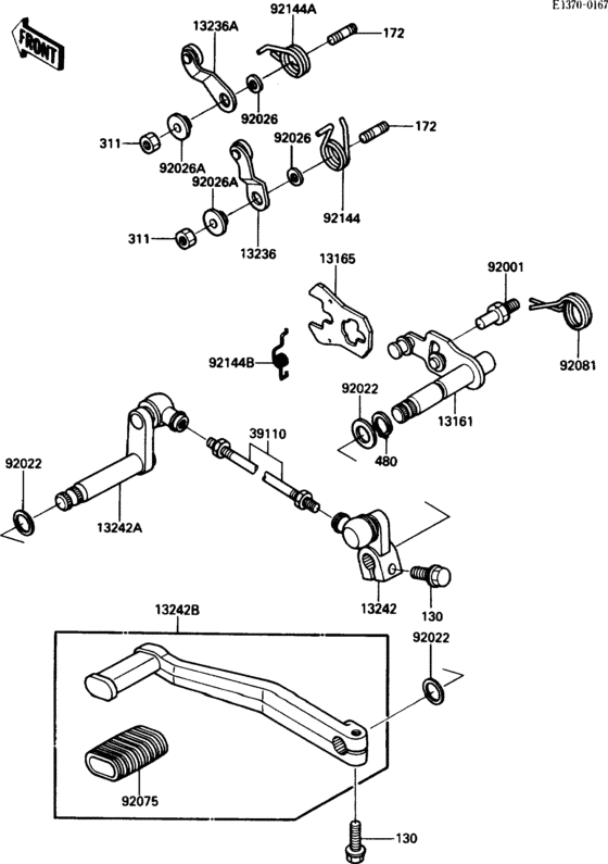 ZG1200 Механизм переключения передач