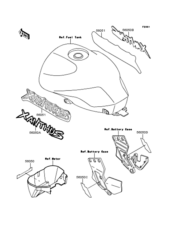 ZR400 Наклейки