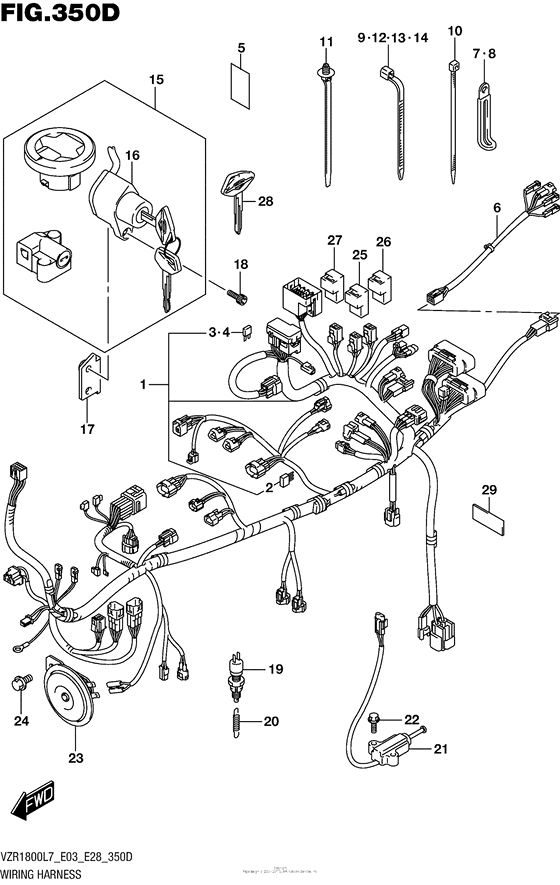 Wiring Harness (Vzr1800Bzl7 E33)