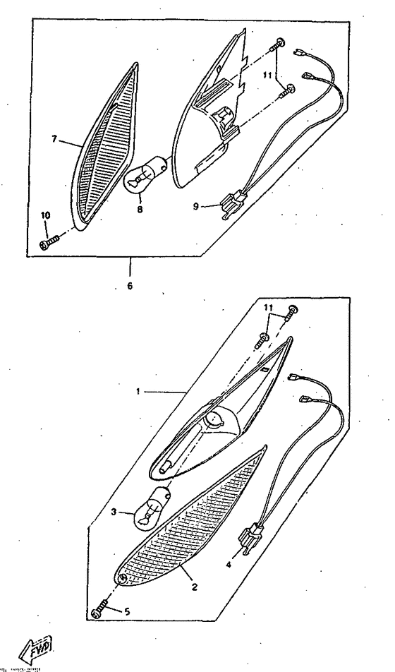 CW50RS Поворотники