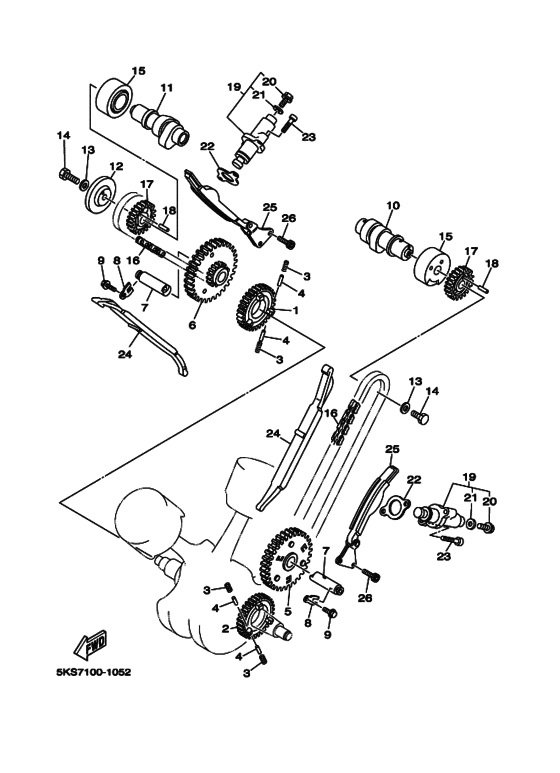 XVS1100 ｶﾑｼﾔﾌﾄ.ﾁｴｰﾝ
