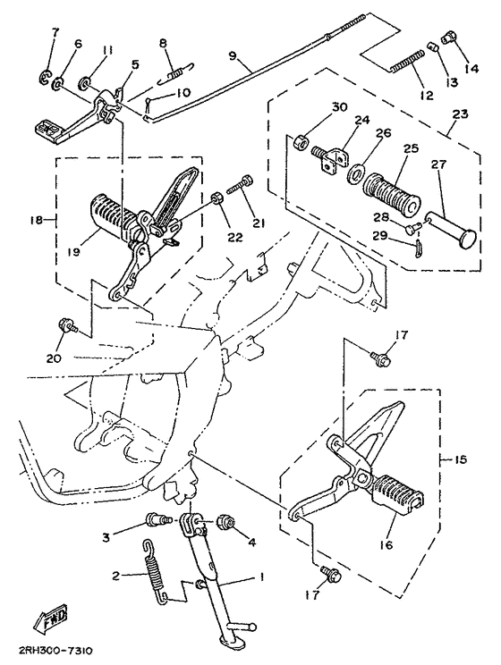 Stand. footrest 2