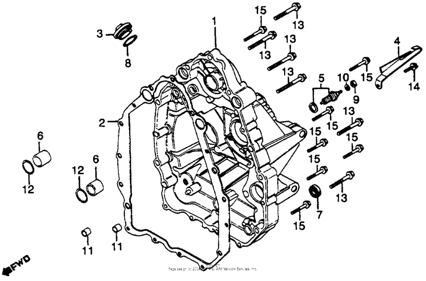 Rear cover