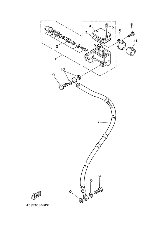  Главный тормозной цилиндр