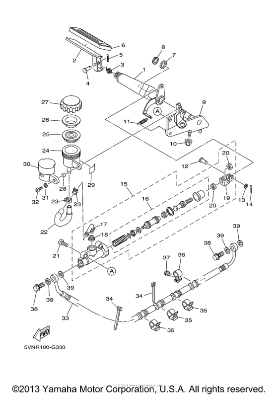 XV17ASBB Задний торм цилиндр
