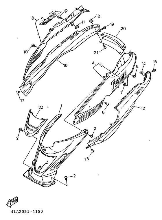 XC125 Боковые обтекатели