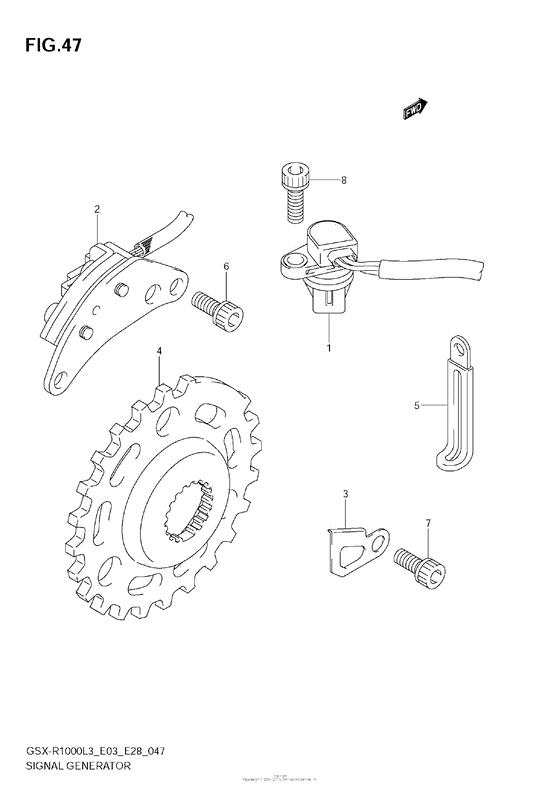 GSX-R1000Z Зажигание