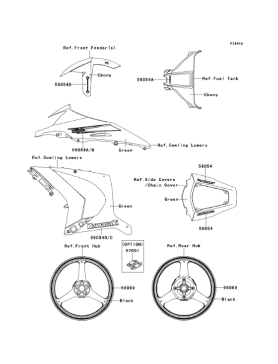 ZX1000 Наклейки