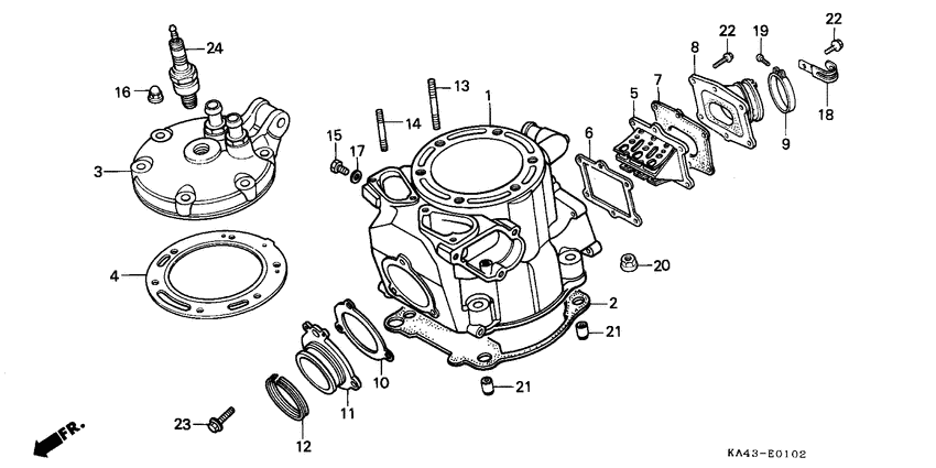 Cylinder/cylinder head