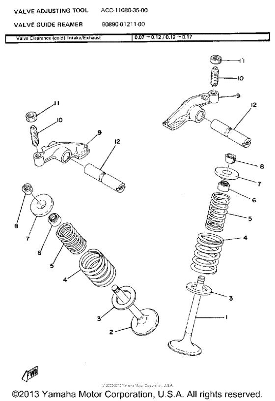 Valve - rocker arm