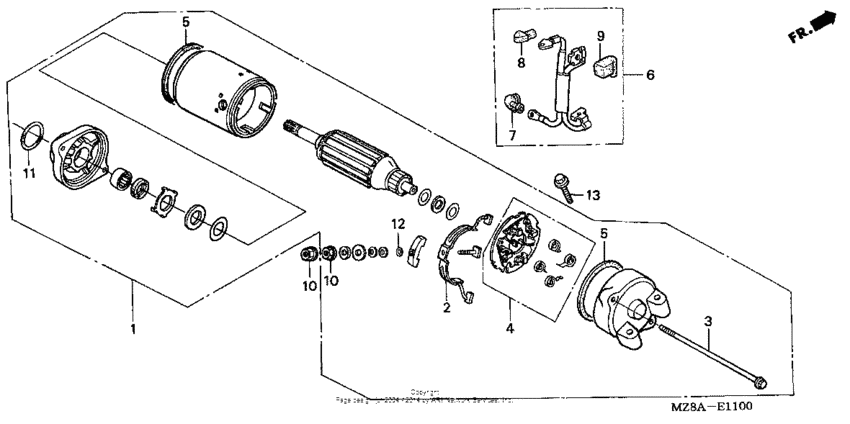 VT600CD Стартер